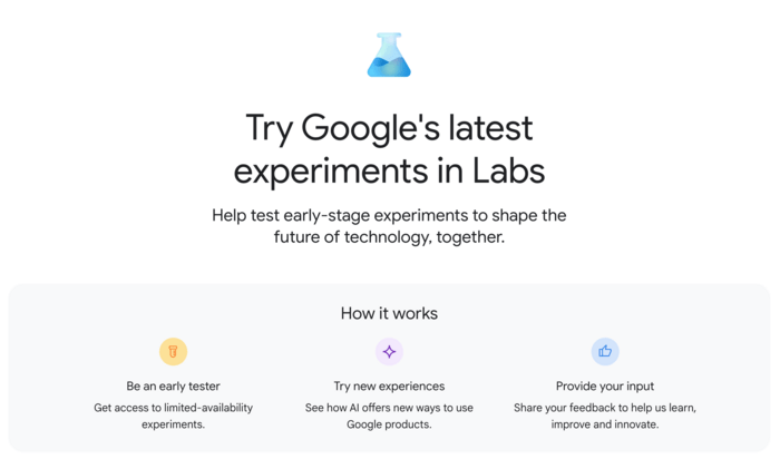 Google Search Labs